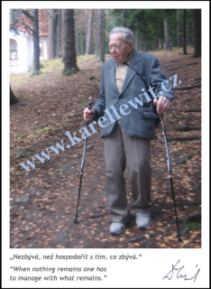 Fotografie: "Nezbývá, než hospodařit s tím, co zbývá."